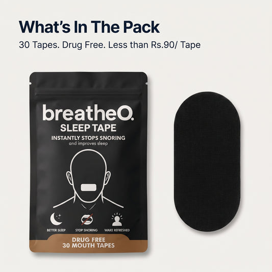 breatheO Mouth Tape Pakistan (30 Pack).