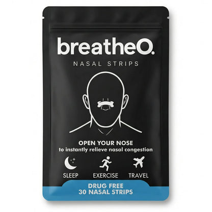 breatheO. Nasal Strips (30 Pack)