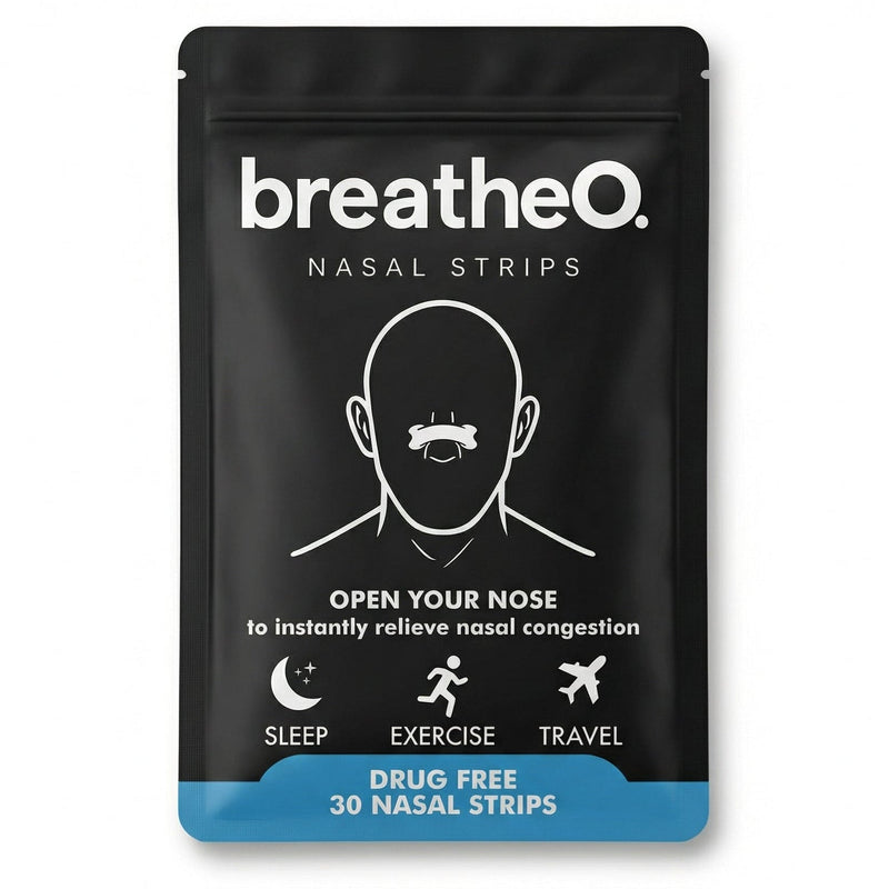 breatheO. Nasal Strips (30 Pack)