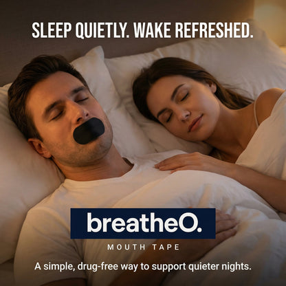 breatheO Mouth Tape (30 Pack).