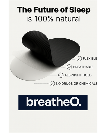 breatheO Mouth Tape (30 Pack).