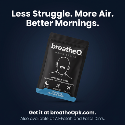 breatheO Nasal Strips Pakistan – 30 Pack